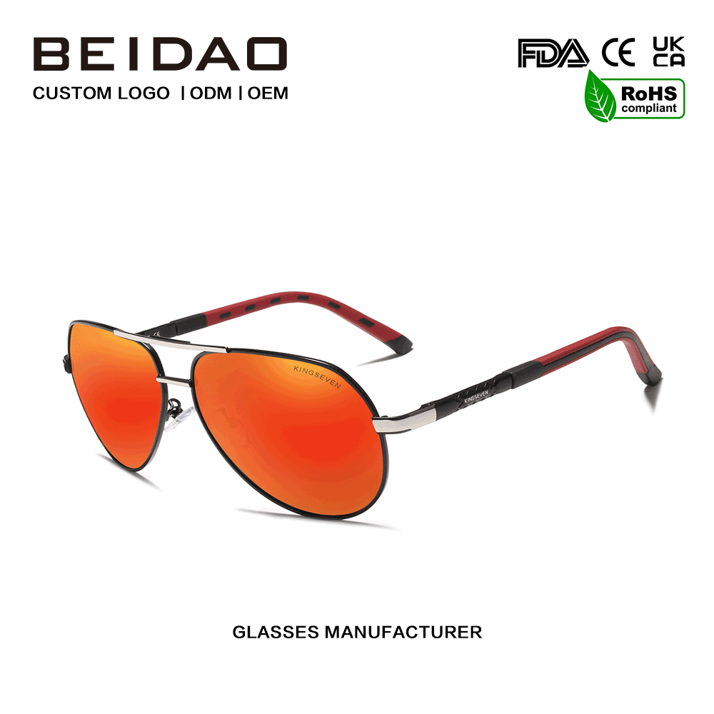 2026 Alloy Frame UV400 beskyttelsessolbriller