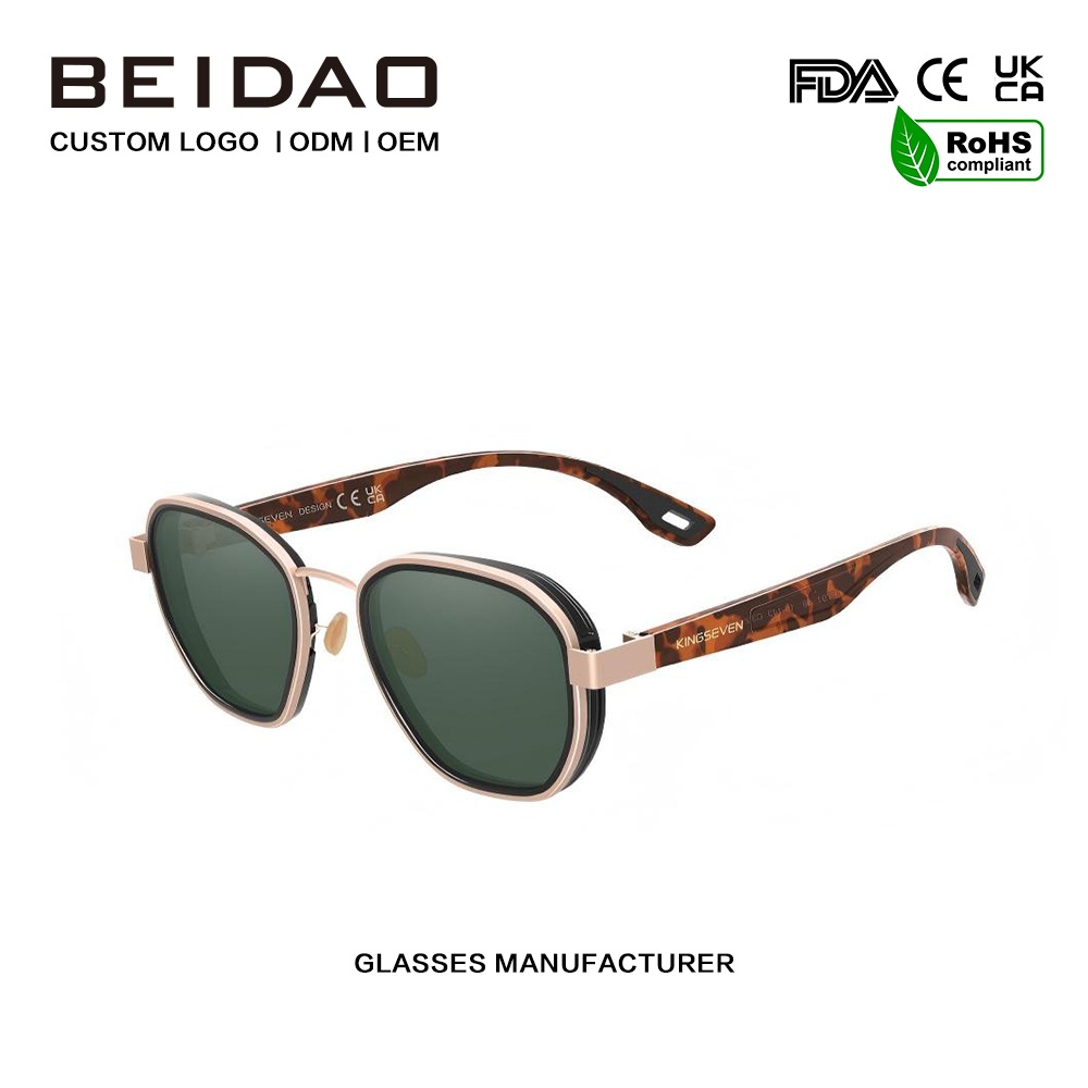 Klassiske reflekterende polariserte aluminiumssolbriller