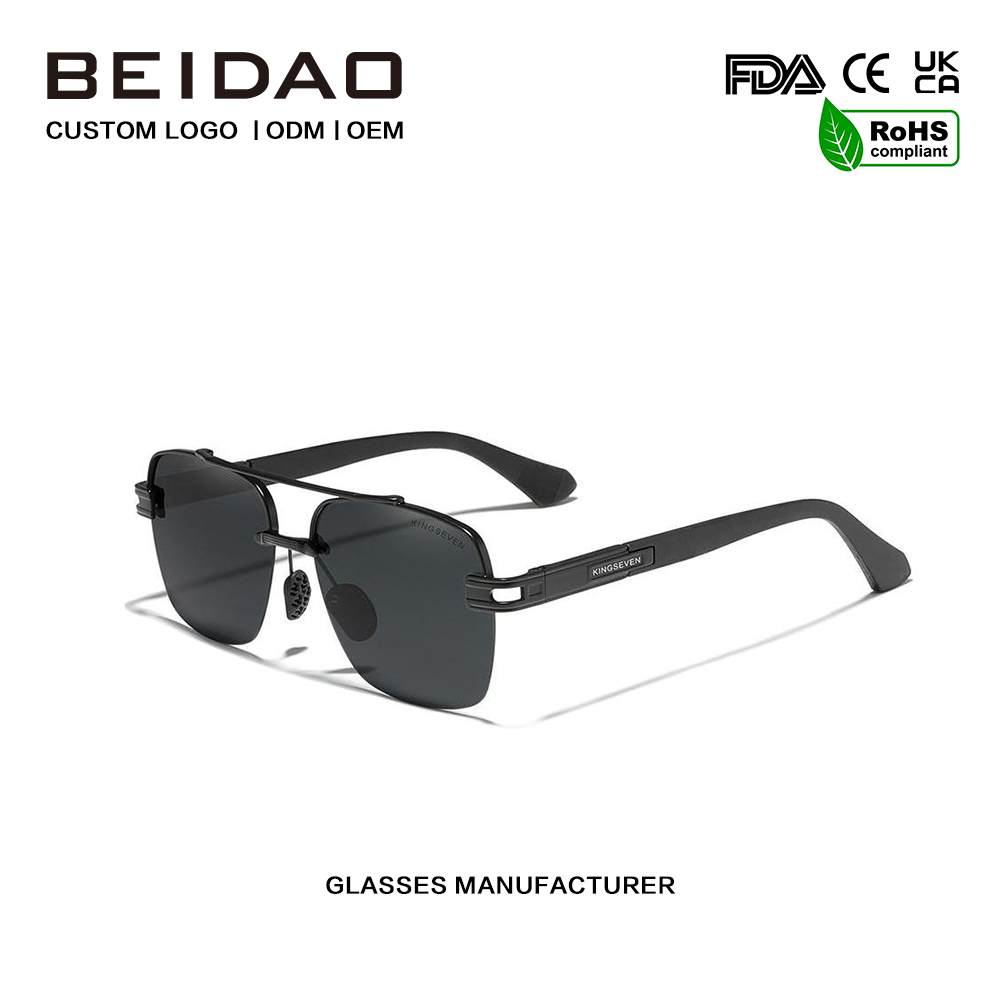 Fargerike retro polariserte solbriller