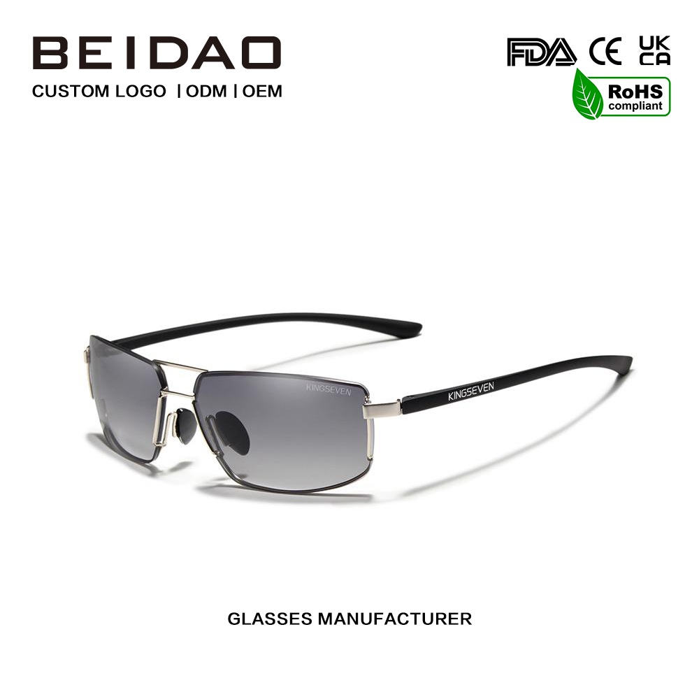 Luksus polariserte solbriller i aluminium