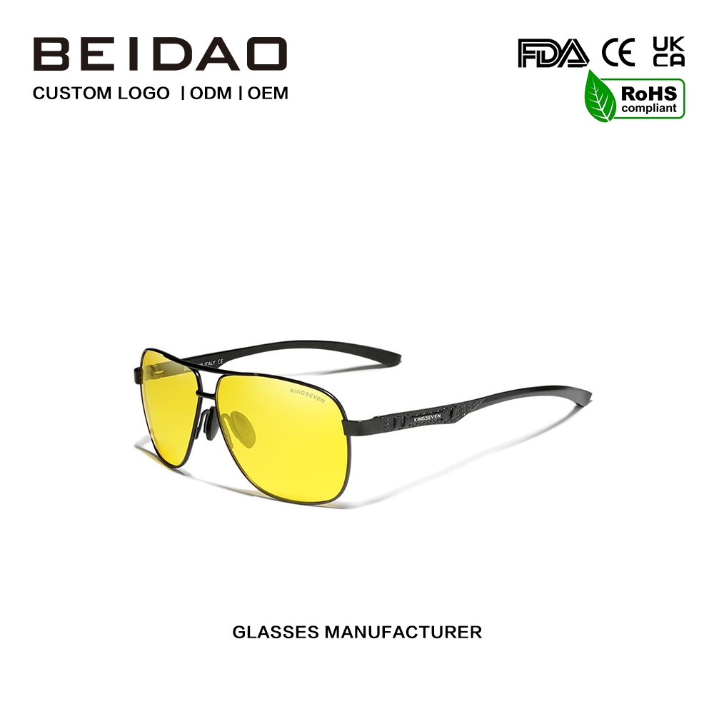 Night Vision håndlagde polariserte solbriller