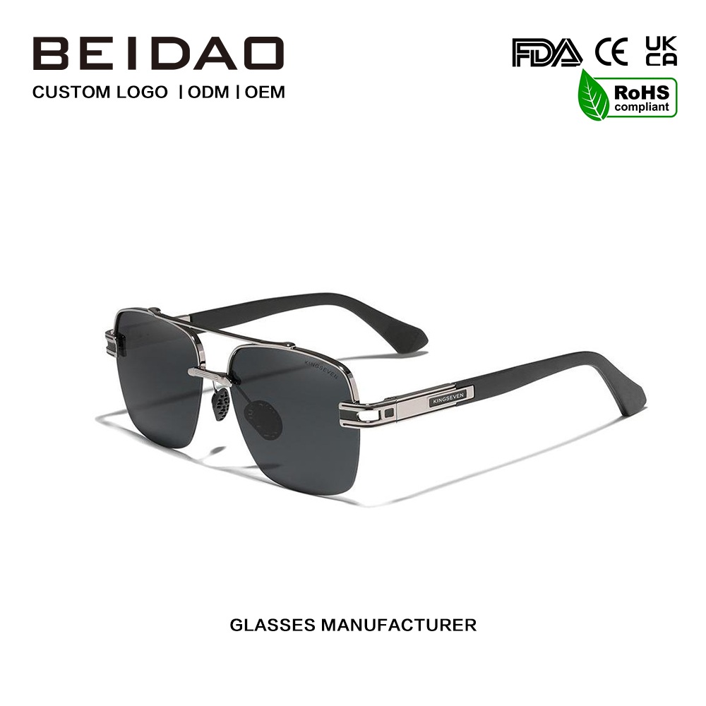 Square Shades fargerike retro polariserte solbriller